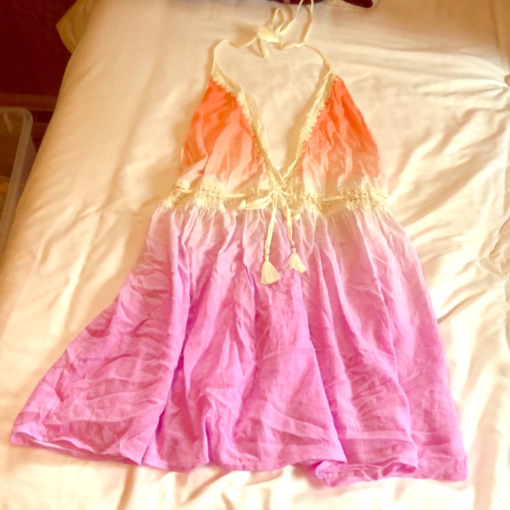 Boho Sun dress/ bathing suit cover up